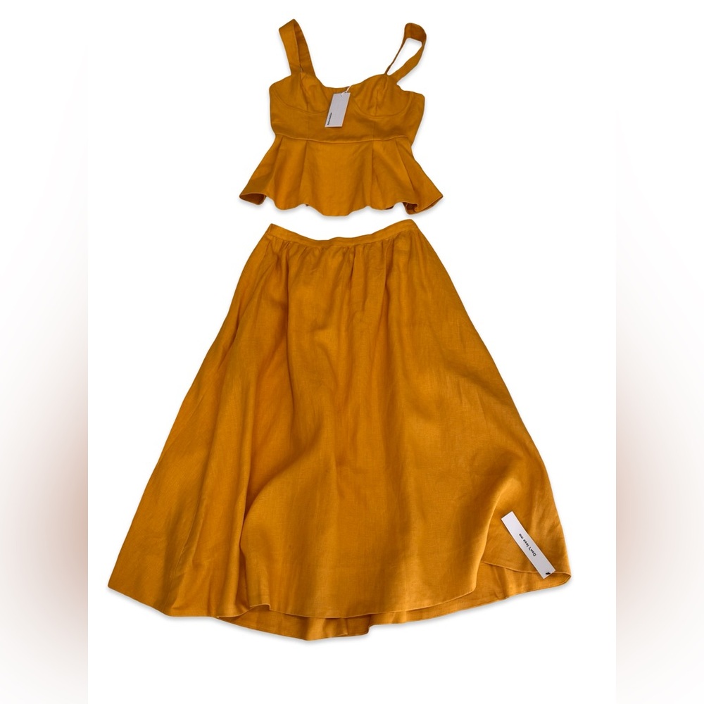 Reformation Golden Two-Piece Ensemble - Picture 2 of 7
